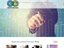 Tablet Screenshot of creativebound.com